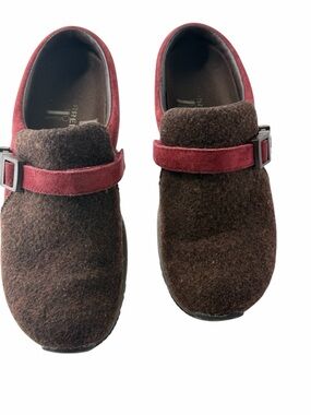 Merrell Encore Groove Wool slip-on comfort clogs Boho Gorpcore Casual Women’s 7